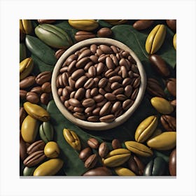 Coffee Beans 295 Canvas Print