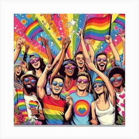 Rainbow Pride Canvas Print