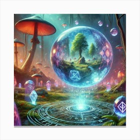 Mystical Forest 1 Canvas Print