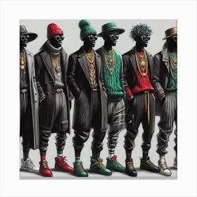 Gangsta Gang Canvas Print