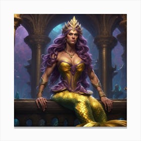 Mermaid 3 Canvas Print