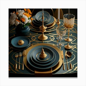 Table Setting 3 Canvas Print