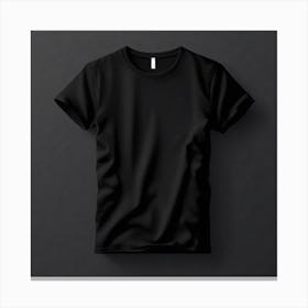 Black T - Shirt 7 Canvas Print