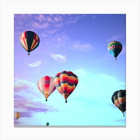 Hot Air Balloons In The Sky Canvas Print