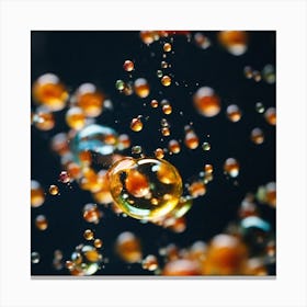 Bubbles Stock Canvas Print