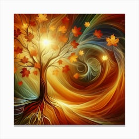 Autumn Tree Canvas Print