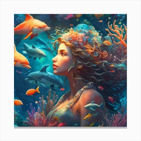 Mermaid 1 Canvas Print