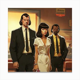 Pulp Fiction 3 Canvas Print