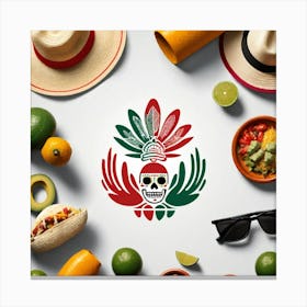 Day Of The Dead 25 Canvas Print