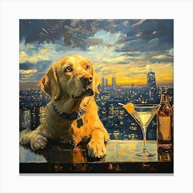 Whimsical Dogs 90 Canvas Print