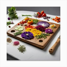 Cutting Board Canvas Print