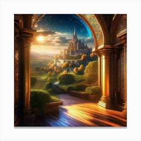 Fairytale Castle 18 Canvas Print