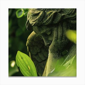 Angel In The Garden Canvas Print