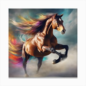 Colorful Horse 2 Canvas Print