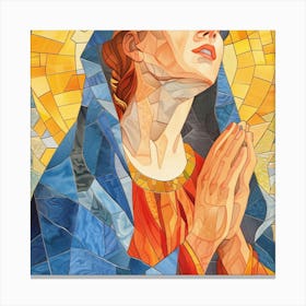 Virgin Mary 3 Canvas Print