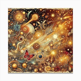 Fractal Halloween Fantasy 1 Canvas Print