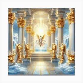 Angels In The Temple Canvas Print