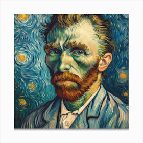 Starry Night By Van Gogh Canvas Print