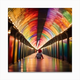 Rainbow road? Canvas Print