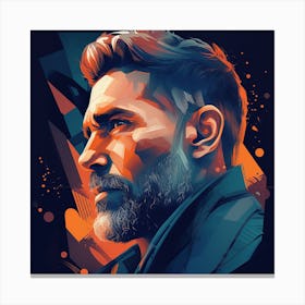 Portrait Of A Man 4 Canvas Print