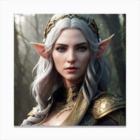 Elven Maiden Canvas Print