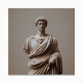Roman Bust Canvas Print