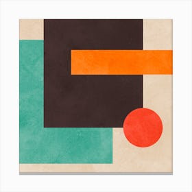 Geometric and harmonious set 1 Canvas Print
