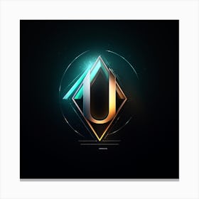 U Logo Canvas Print