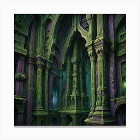 Castle Architecture Building Canvas Print