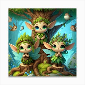Fairy Elves Canvas Print
