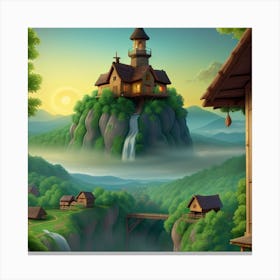 Fairytale Castle 3 Canvas Print