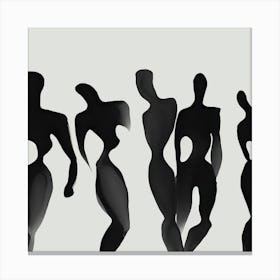 Silhouettes - Silhouette Stock Videos & Royalty-Free Footage 1 Canvas Print