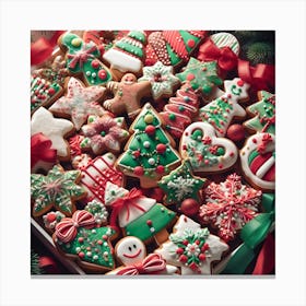Christmas Cookies Canvas Print