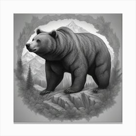 Grizzly Bear Canvas Print