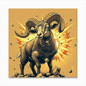 Ram 3 Canvas Print