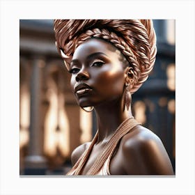 Portrait Of African Woman 1 Canvas Print