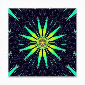 Abstract Psychedelic Fractal Stampe su tela