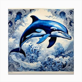 Dolphin Canvas Print