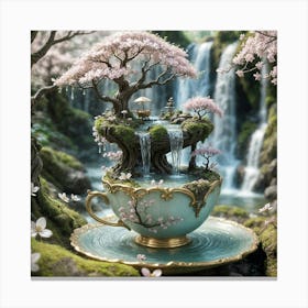 Teacup Waterfall Canvas Print