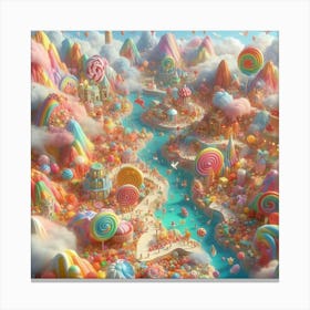 Candy Land 2 Canvas Print