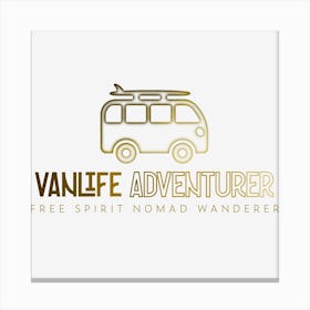 Vanlife Adventurer Canvas Print