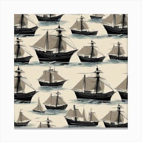 Sailboats Canvas Print