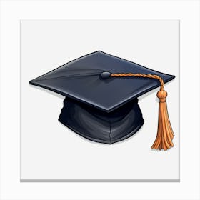 Graduation Cap Canvas Print