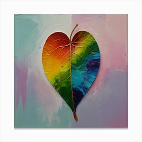 Rainbow Leaf 1 Canvas Print