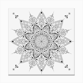 Henna Mandala 08 Canvas Print