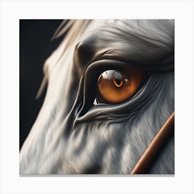 Eye Of A Horse 43 Canvas Print