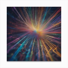 Abstract Space Background 14 Canvas Print