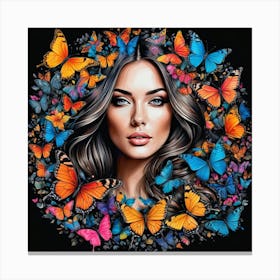 Butterfly Painting 7 Canvas Print
