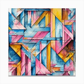 Abstract Painting Canvas Print