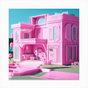 Barbie Dream House (80) Canvas Print